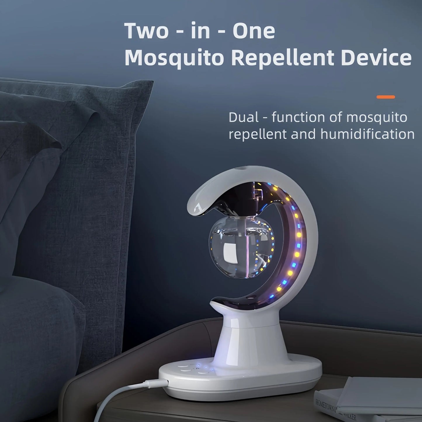 3-in-1 Anti Mosquito Repellent Humidifier Lamp