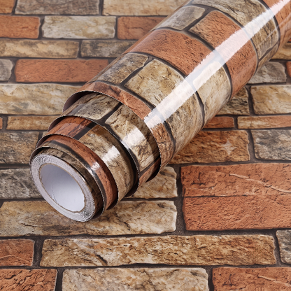 Self Adhesive Stone Brick Marble Sheet