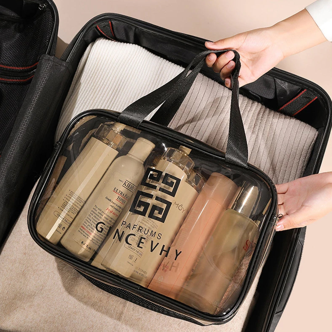 Multipurpose Transparent Traveling Cosmetic Bag