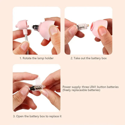 Portable Mini LED Book Light with Clip