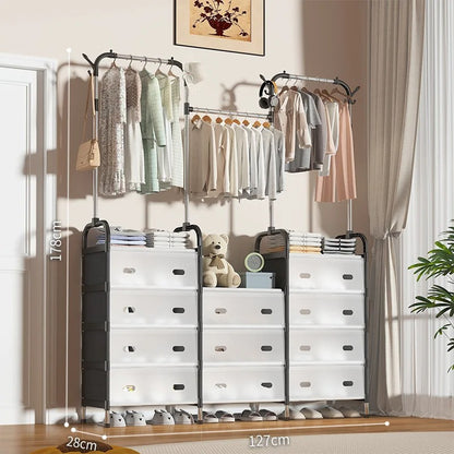 Portable Bedroom Coat & Drying Rack
