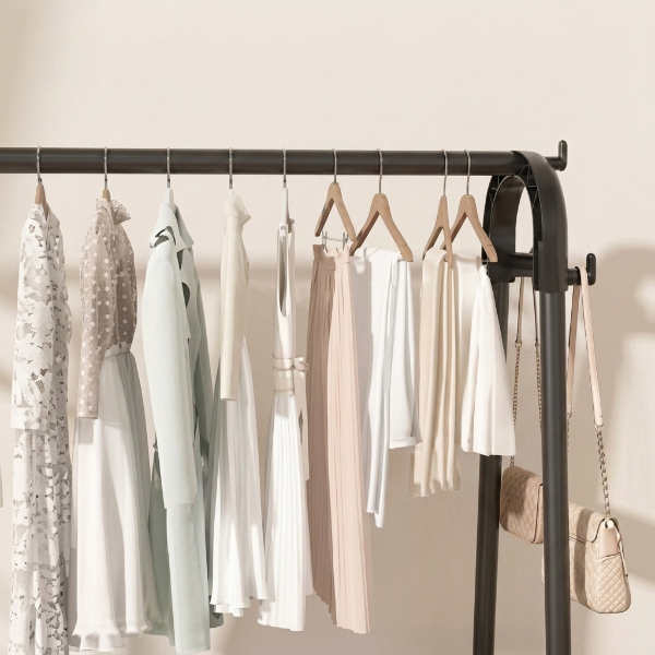 Portable Wardrobe Drying Clothe Rack