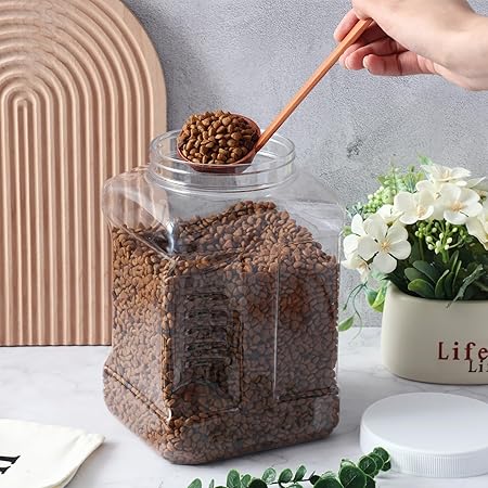 Plastic Square Sealed Jar