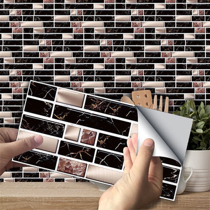 Self Adhesive Brick Design Tile Stickers ()