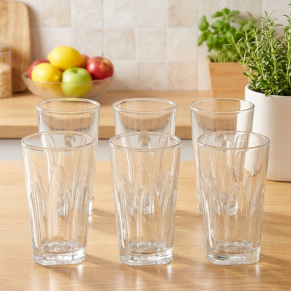 6pcs Aqua Wave Drinking Glass Set