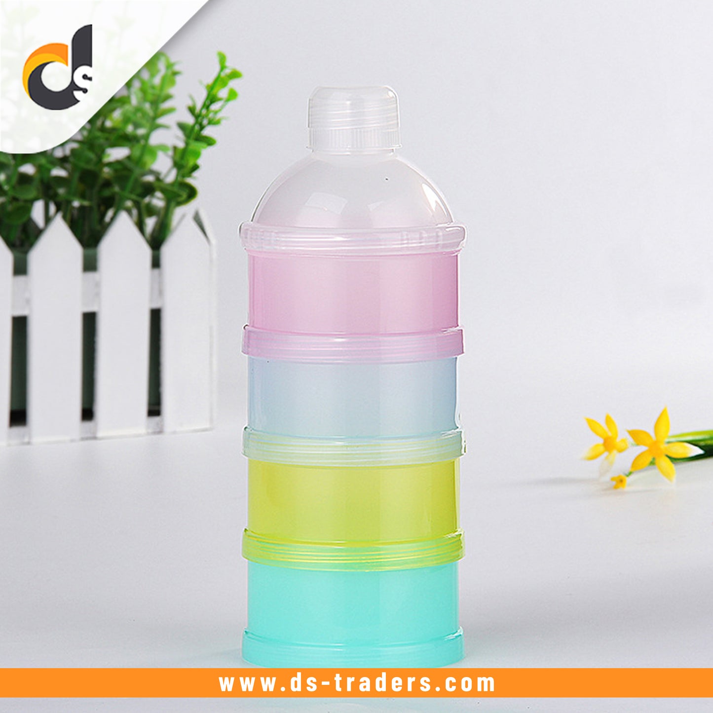 3 & 4 Layer Portable Milk Formula Dispenser Food Container  For Toddler