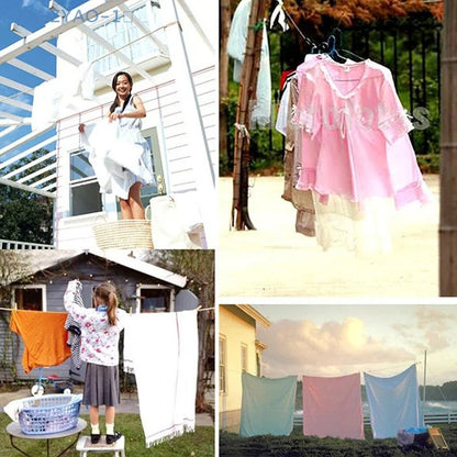 4Pcs Portable Clothes Drying Rope (10 Meter)
