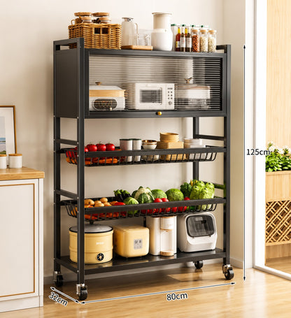 Multi-Layer Kitchen Pantry Storage Organizer