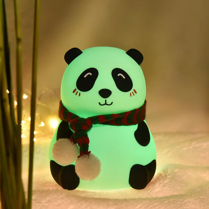 Rechargeable Silicon Panda Sensor Lamp