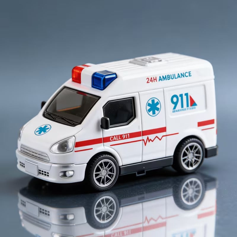 Ultimate Emergency Ambulance Toy (Random Color)