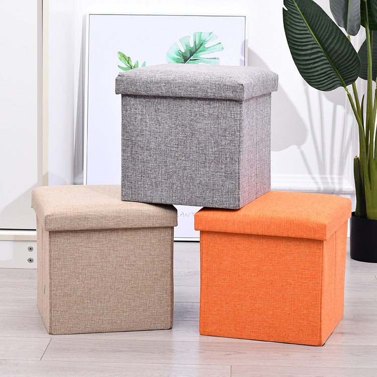 Sofa Style Foldable Storage Stool