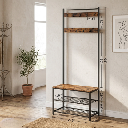 Multi-Functional Shoe & Hat Rack