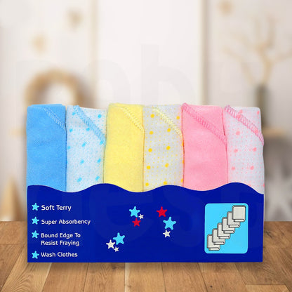 Pack Of 6 - New Born Face Towels