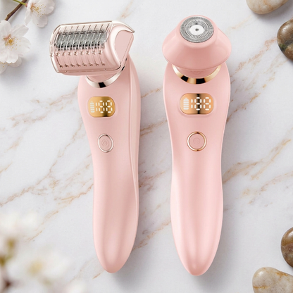 2 in 1 Digital Rechargeable Hair Remover Machine