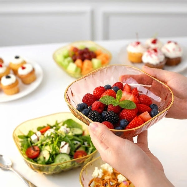 Crystal Acrylic Dining Plate