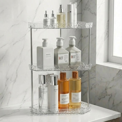 Multipurpose Triangle Acrylic Storage Rack