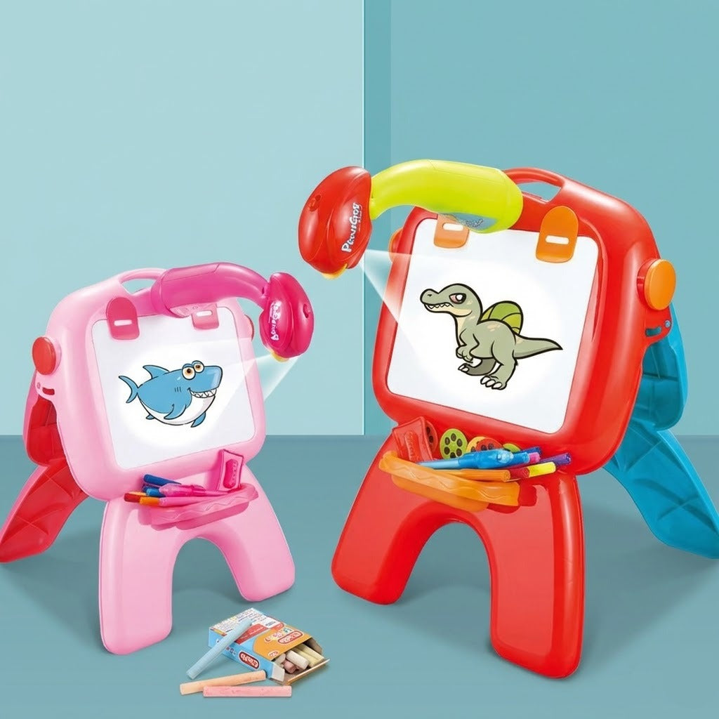 4in1 Kids Projector Easel Board Set