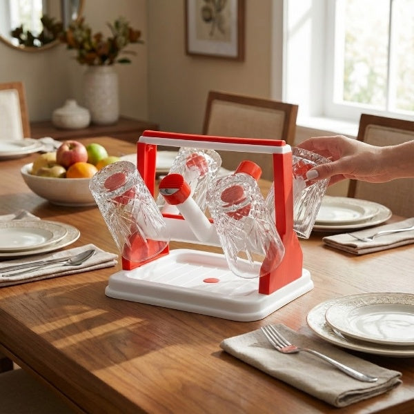 Creative Glass Plastic Stand Holder