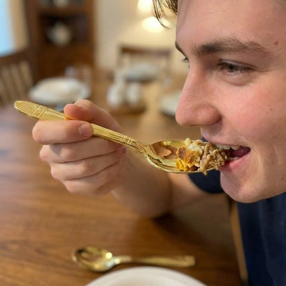 6PCs Stainless Steel Golden Spoon