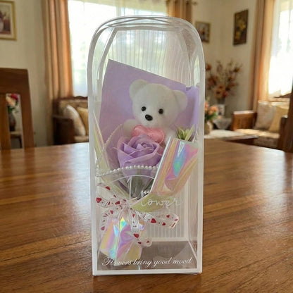 Creative Fabric Knitted Flower Bouquet