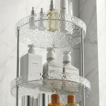 Multipurpose Round Acrylic Storage Rack