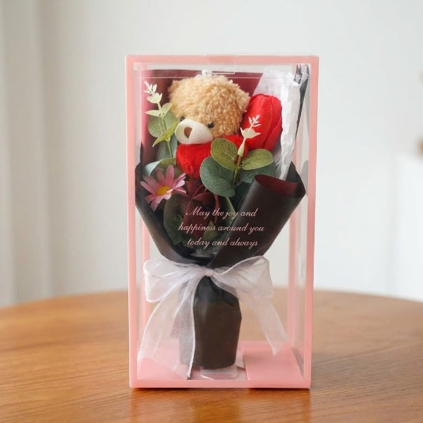 Creative Fabric Bear Flower Bouquet