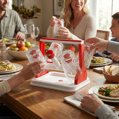 Creative Glass Plastic Stand Holder