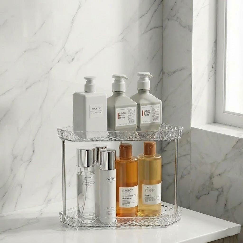 Multipurpose Triangle Acrylic Storage Rack