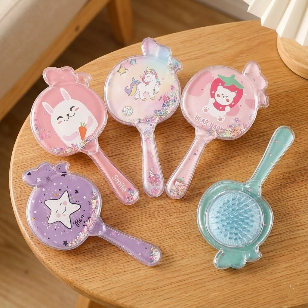 Cute Apple Sequin Air Cushion Comb