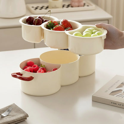 2 in 1 Creative Double Layer Storage Tray