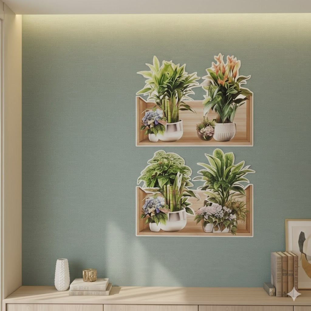 Simulation Plant Wall Sticker