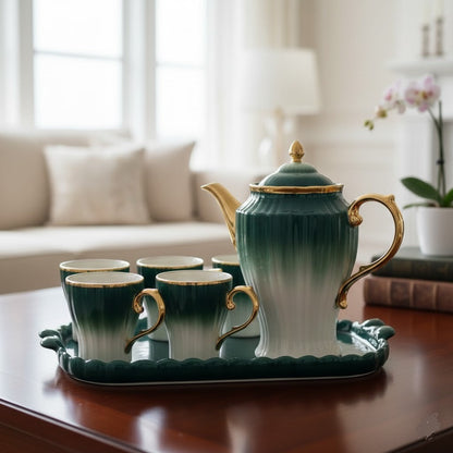 6PCs Luxury Ceramics Tea Set