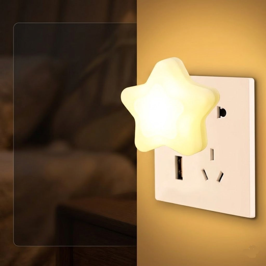 Star Shaped Night Light USB port