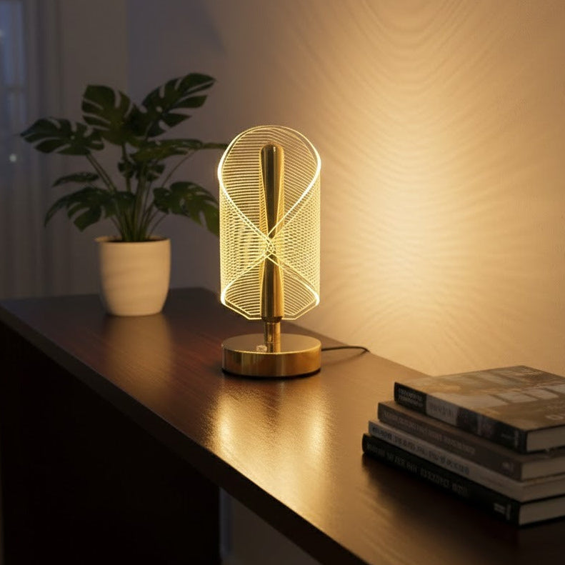 Rechargeable Touch Sensor Crystal Table Lamp