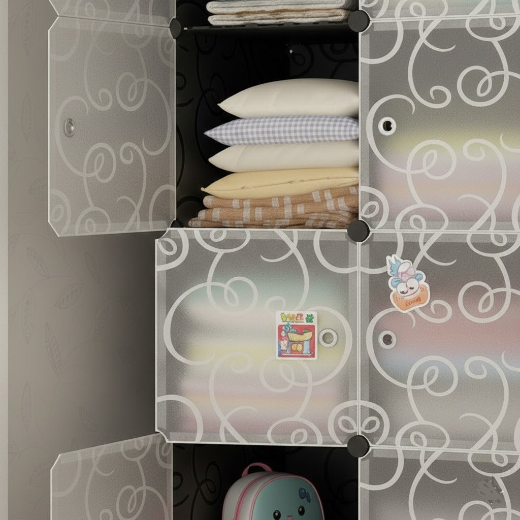 8 Cubes Wardrobe Cabinet Storage Organizer