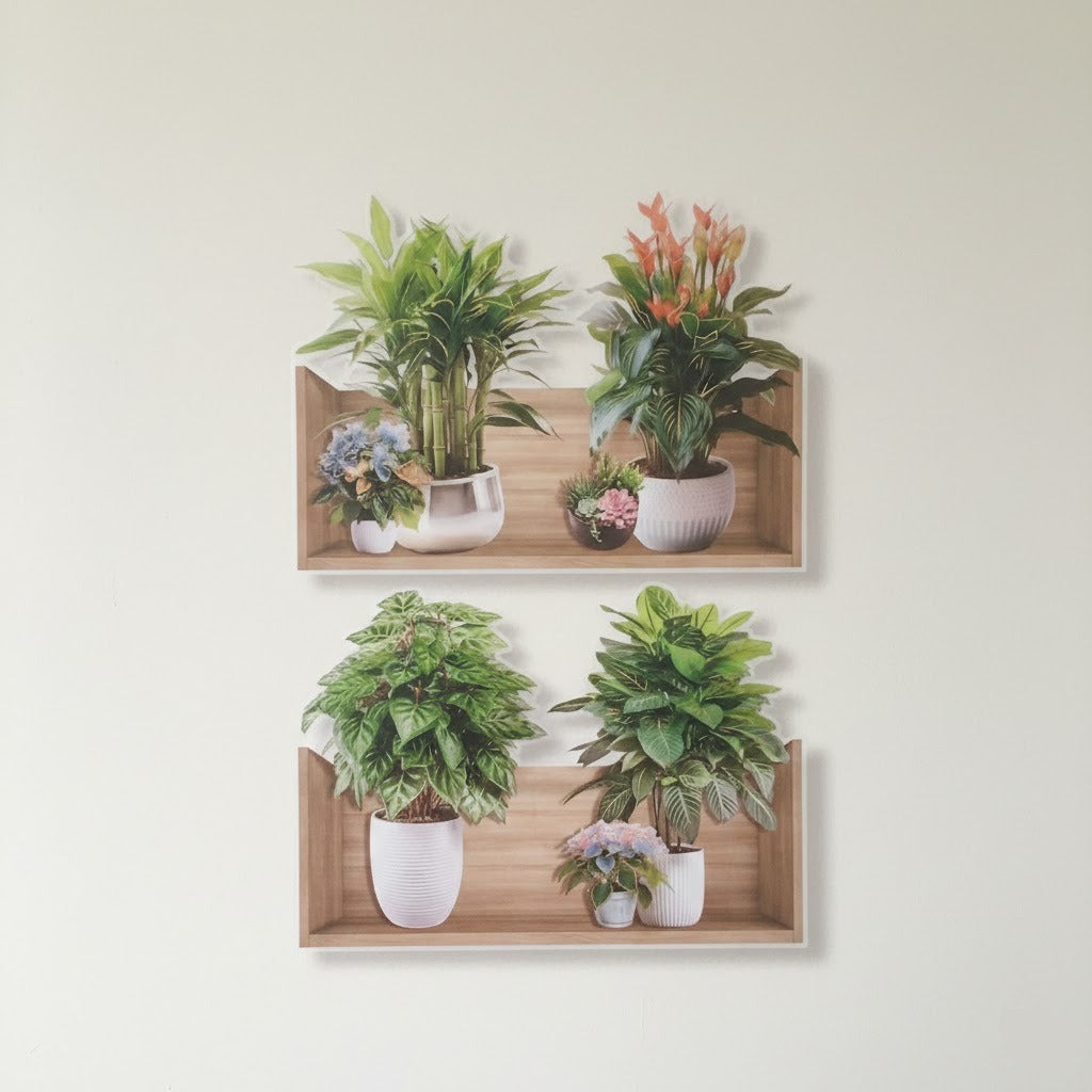 Simulation Plant Wall Sticker