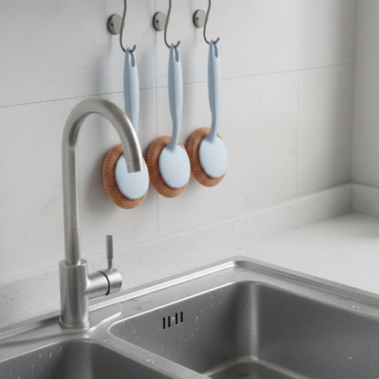 Pot Cleaning Sponge with Long Handle