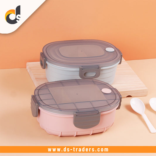 Air Tight Lunch Box With Spoon