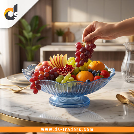 Luxury Acrylic Fruit Bowl With Rim
