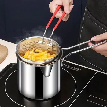 Stainless Steel Mini Frying Bucket