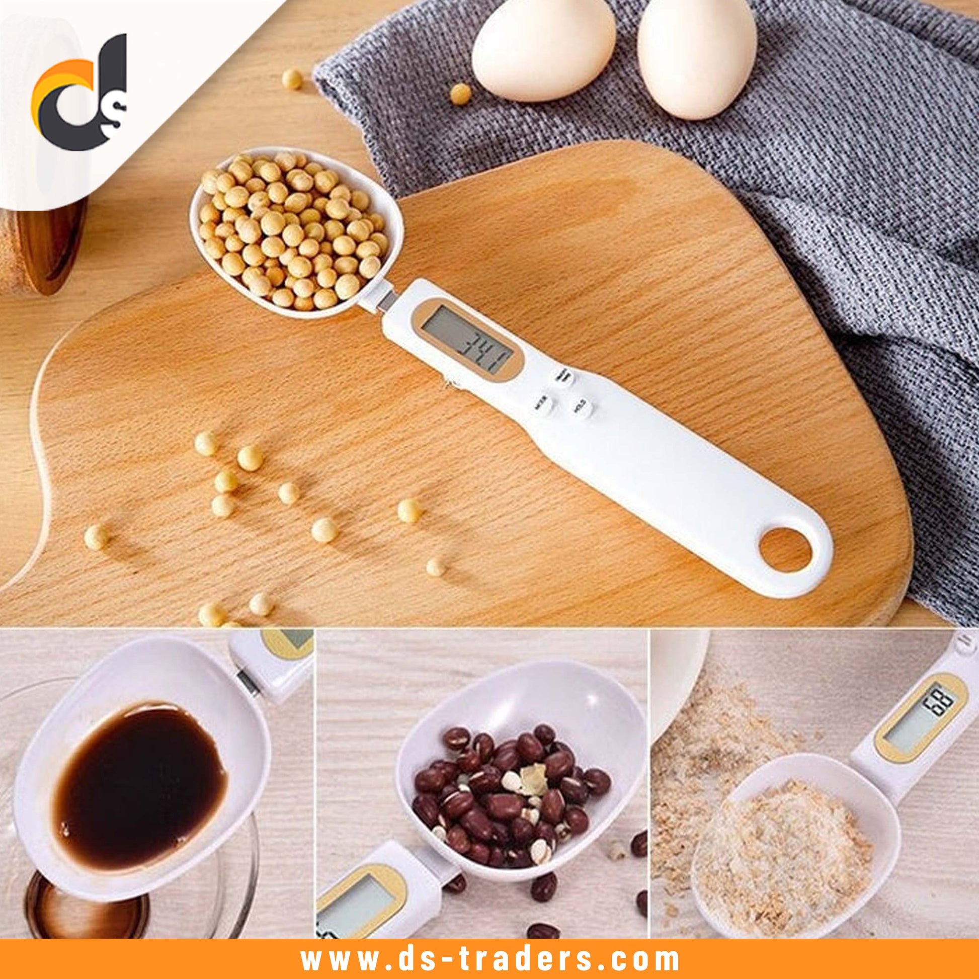 Digital Kitchen Spoon Scale with LCD Display