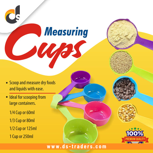 4 Pcs Multi-Color Measuring Cup set