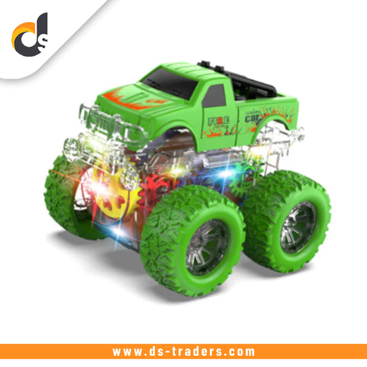Friction Gear Light-Up Mad Car Toy