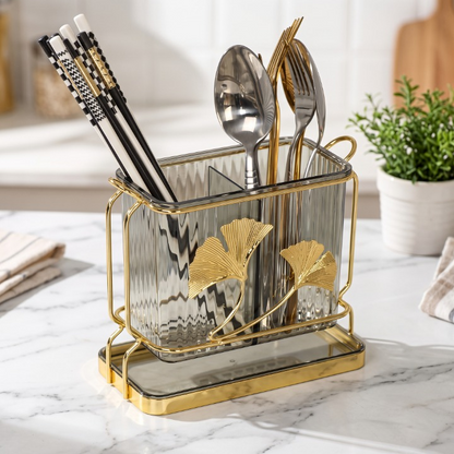 Elegant Acrylic Cutlery Holder Organizer