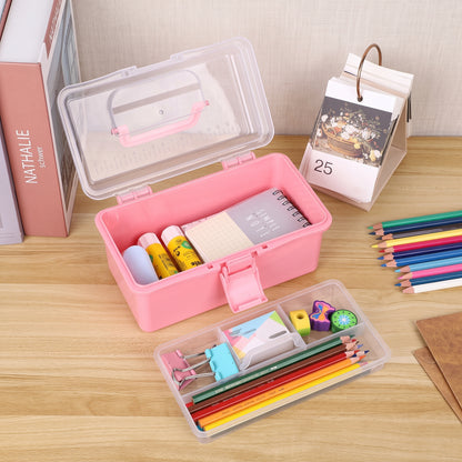 2-Layer Plastic Medicine Storage Box