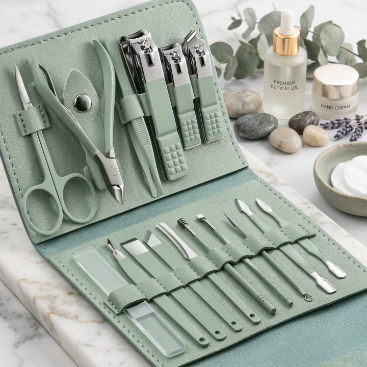 16PCs Stainless Steel Nail Cutter Set