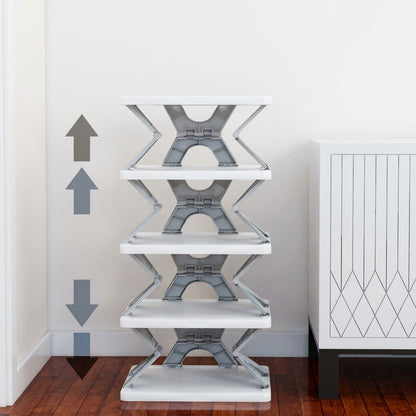 6 Layer Foldable Shoe Rack Organizer