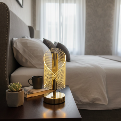 Rechargeable Touch Sensor Crystal Table Lamp