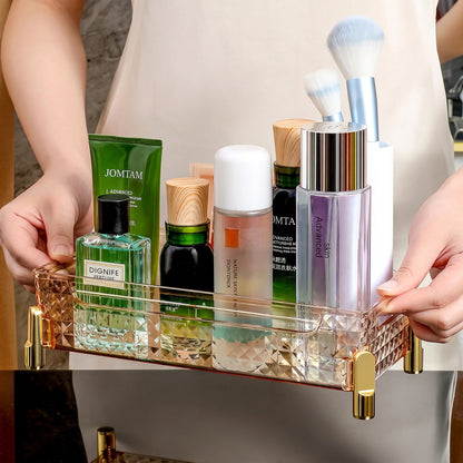 Luxury Acrylic Glacier Makeup Organizer