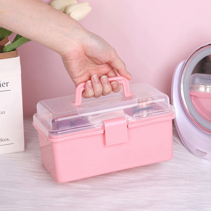 2-Layer Plastic Medicine Storage Box